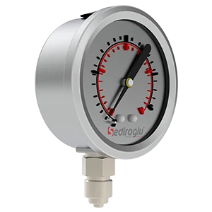 Double Layer Destoner Air Pressure Gauge