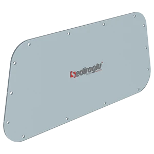 Double Layer Destoner Front Observation Mica Glass