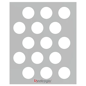 Double Layer Destoner 16 mm Perforated Screen Mesh
