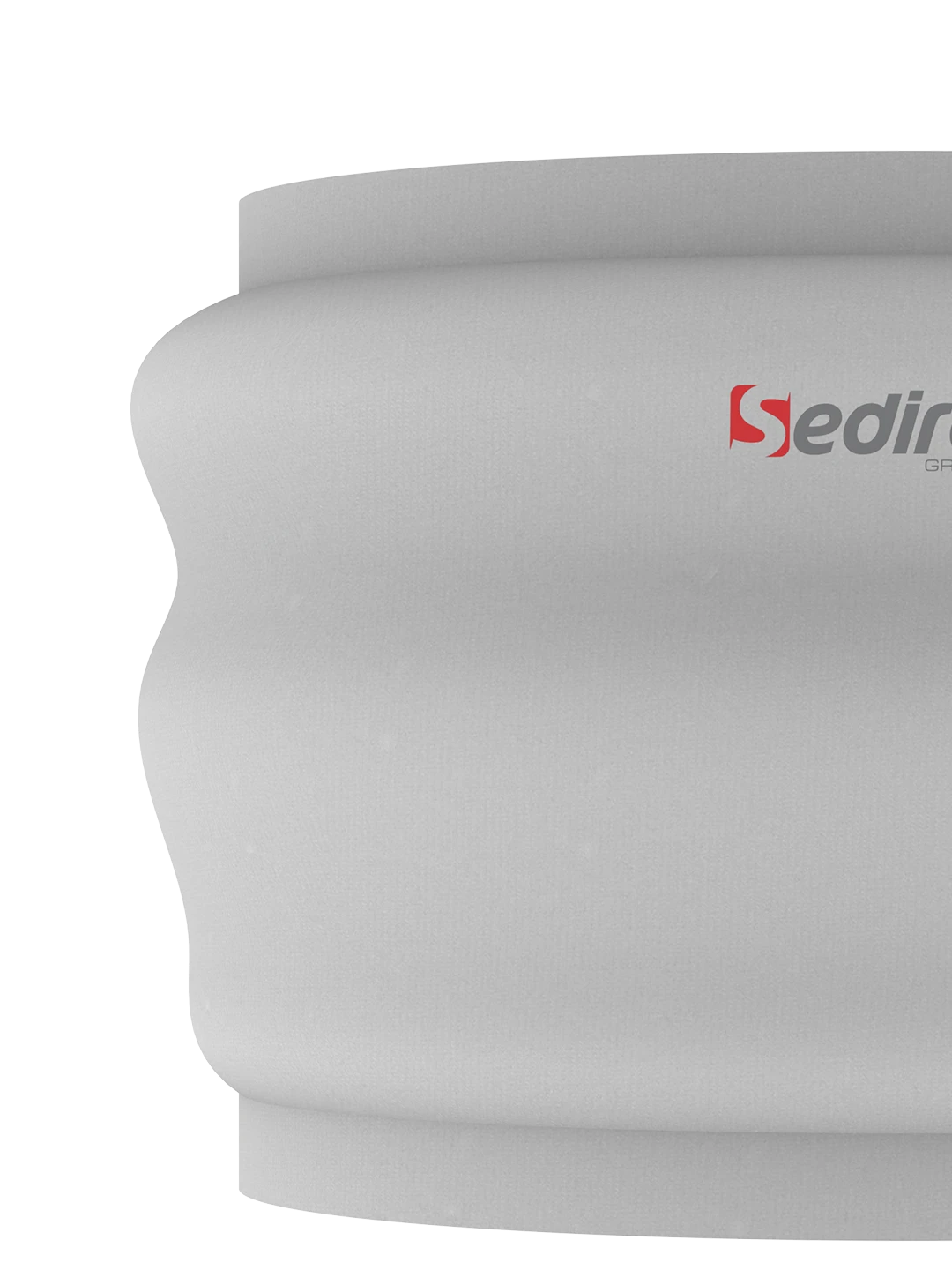 Installed view between the Vertical Vibro Tarar inlet and feeding equipment.