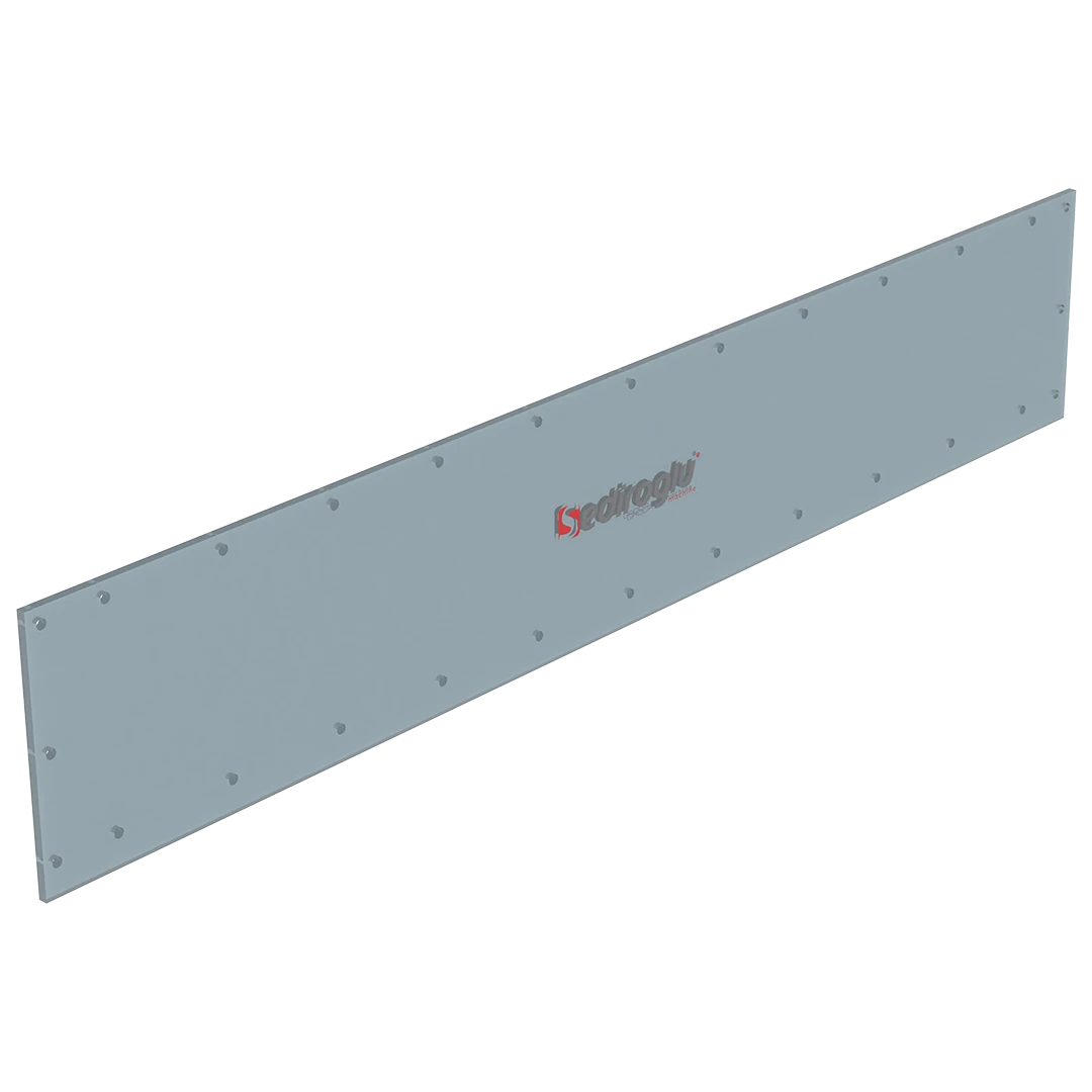 Observing material flow at upper level.
