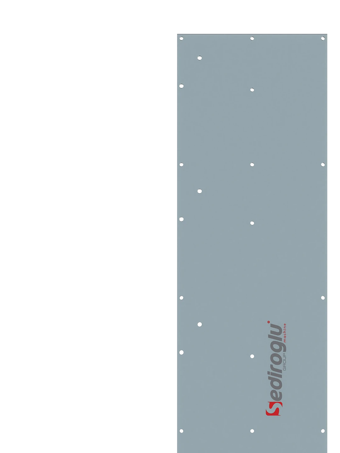 Observing lateral product flow inside the machine.