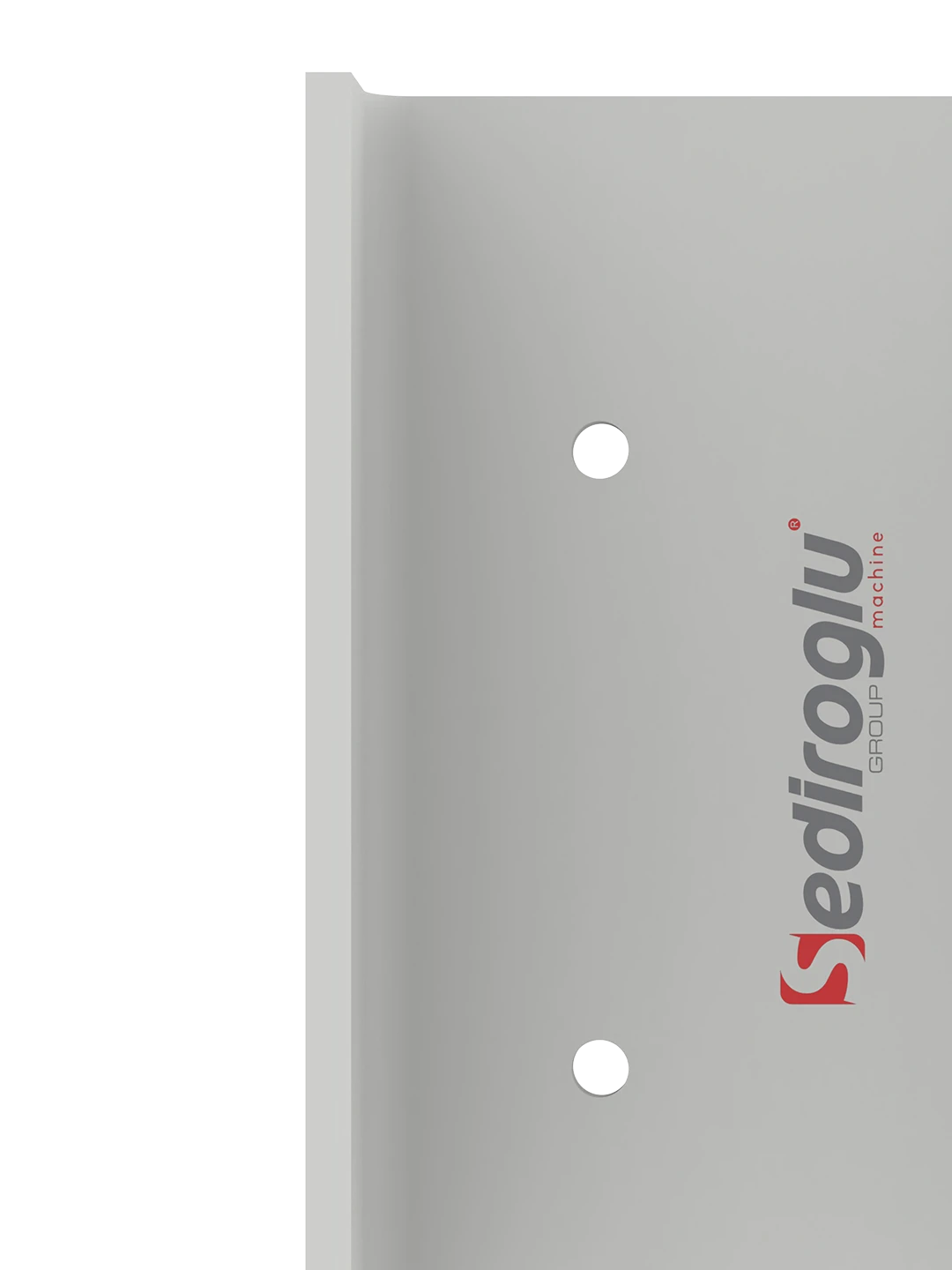 Side profile showing flange thickness and strength.