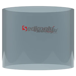 Intensive Scourer Round Inspection Mica Glass Dome