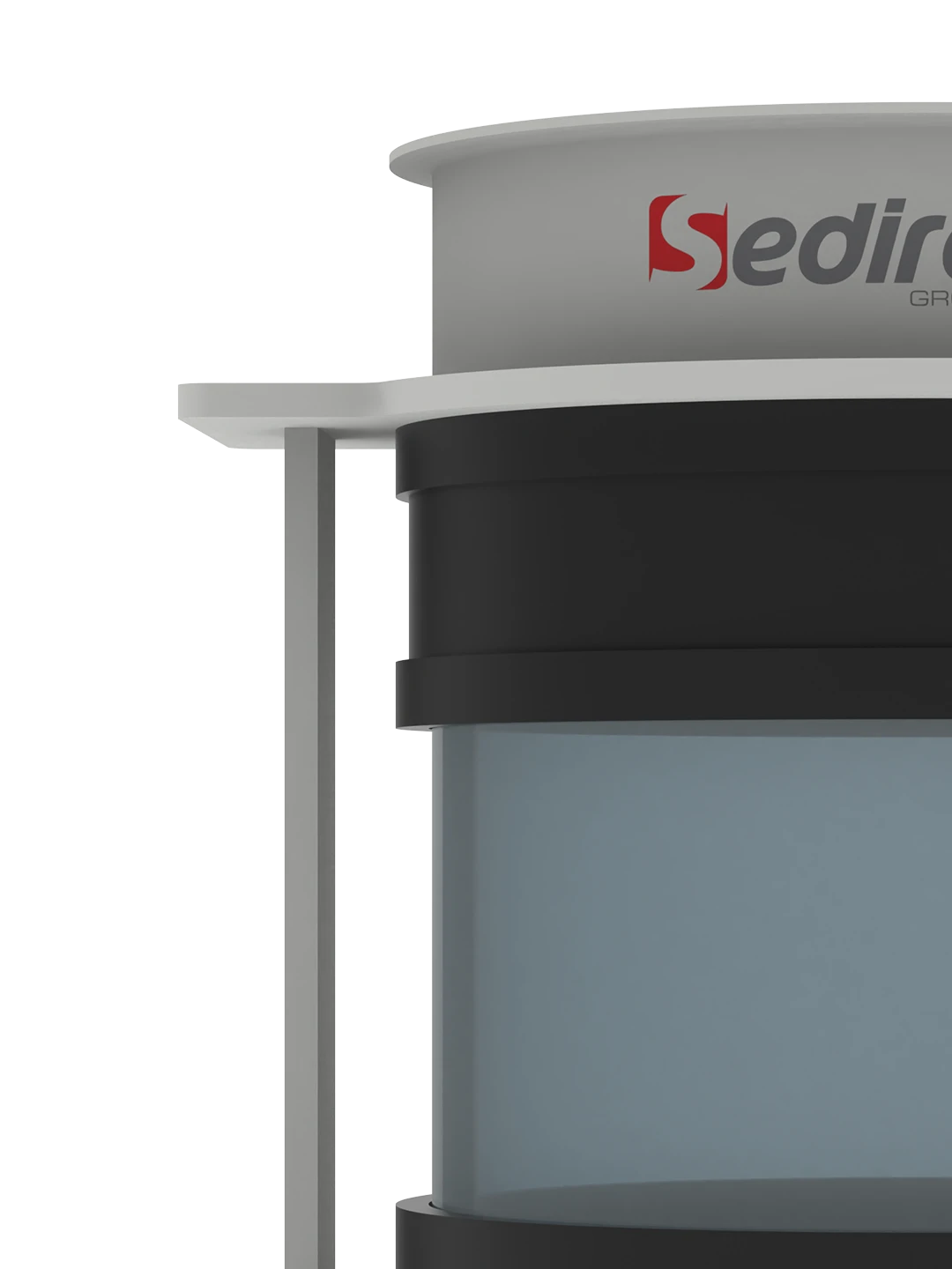 Flange and bolted connection detail.