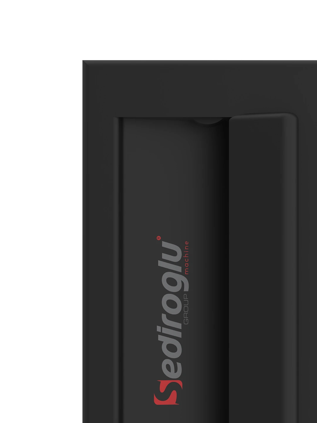 Front view showing domed grip design.