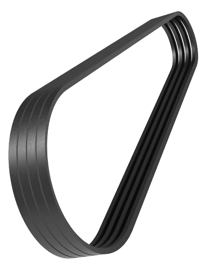 Close-Up of Flour Mill Spare Part V-Belt