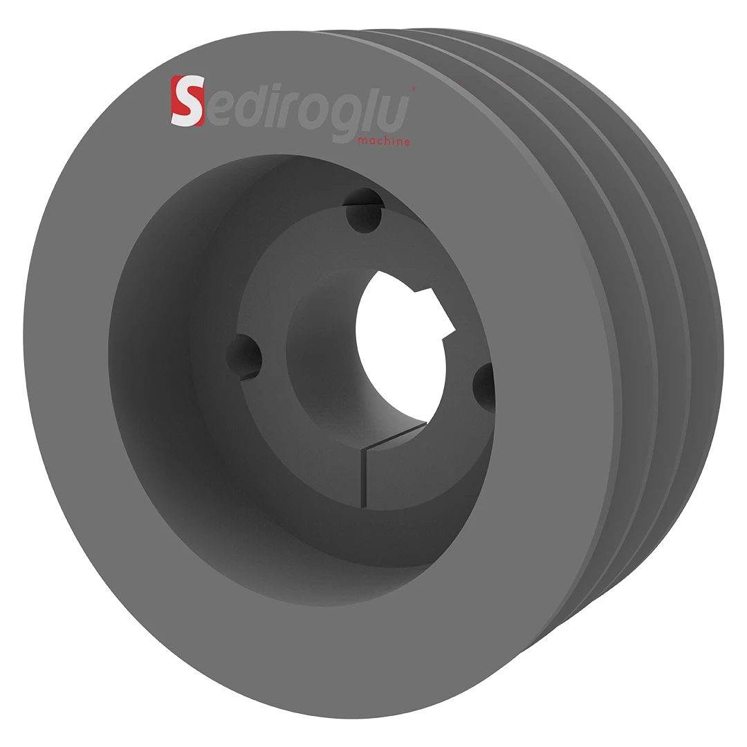 Motor pulley installed on Intensive Scourer drive system