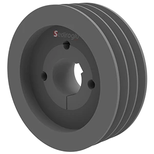 Horizontal Scourer 4-Groove Taper Bush V-Belt Motor Pulley