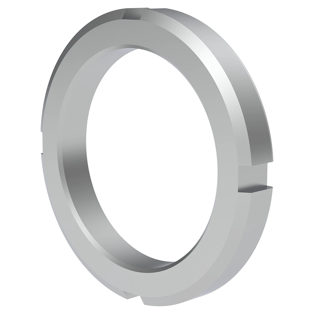 KM lock nut used together with lock washer in Horizontal Scourer FNL bearing units