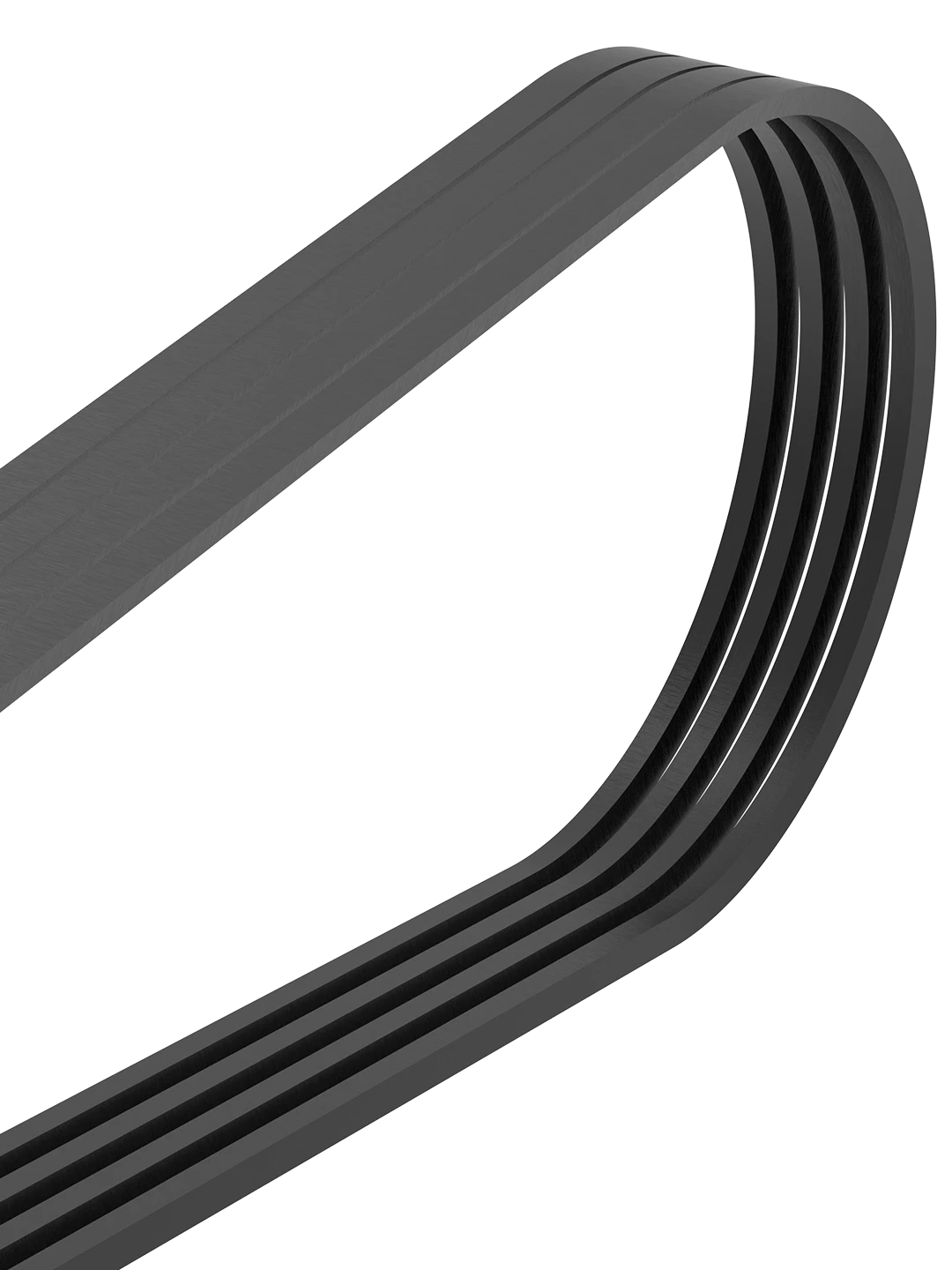 Precision V-belt profile ensuring stable power transmission in semolina and corn flour plants