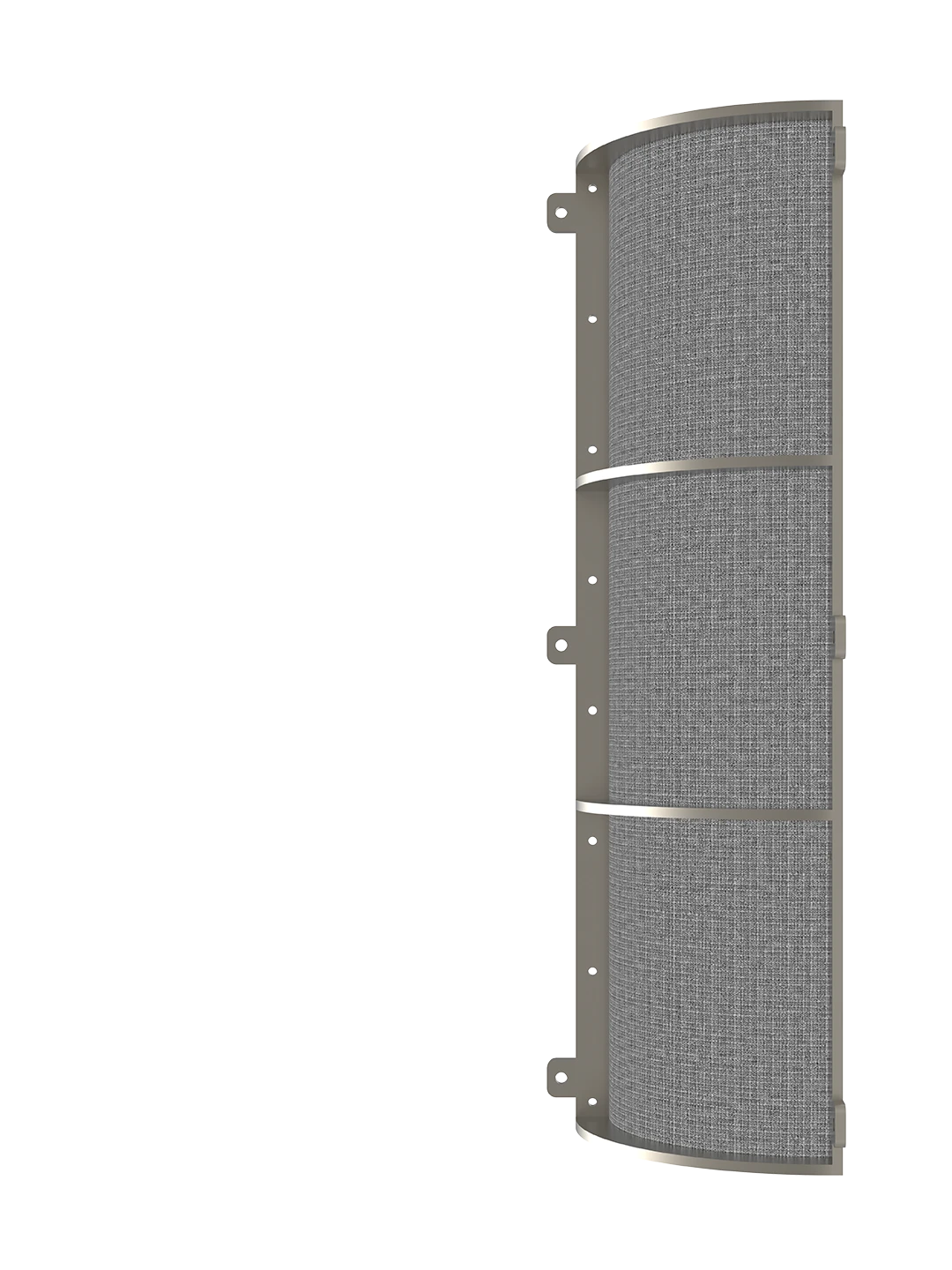 Flanged cage structure enabling easy mounting and precise alignment