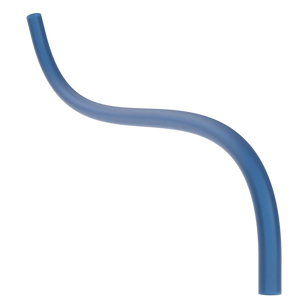 Plastic pneumatic tubing installed on magnetic separator machine