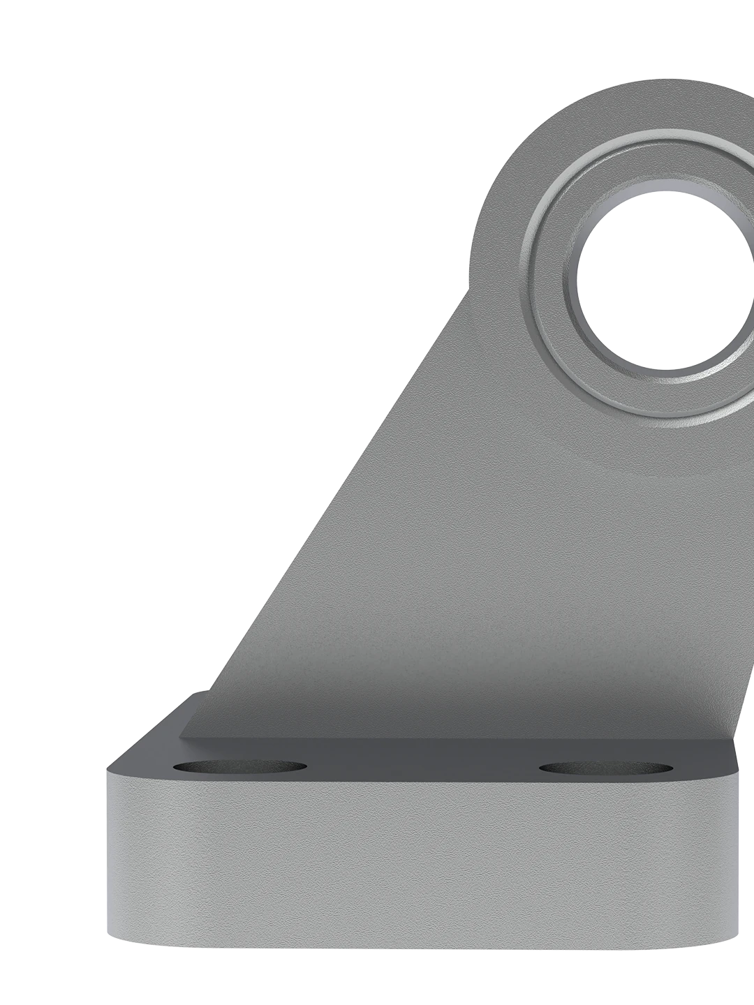 Clevis foot installed on pneumatic cylinder of magnetic separator machine