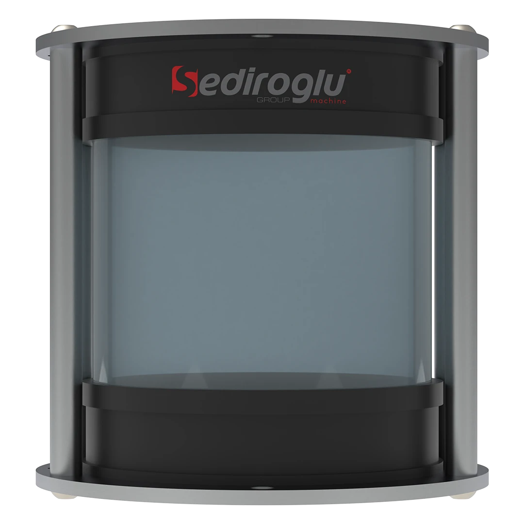 Flanged inlet hopper providing secure pipe connection above rotary airlock valve.