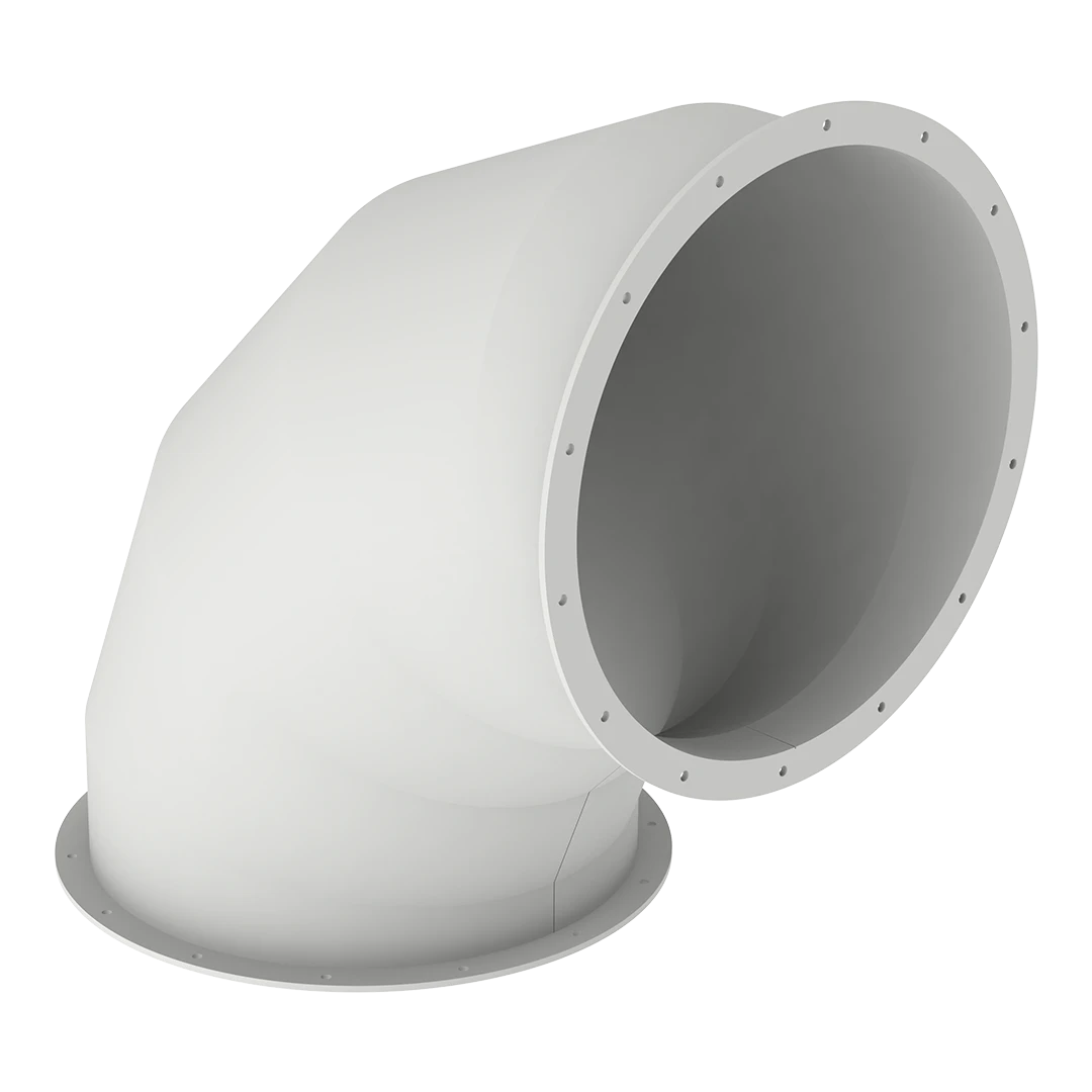 Application in aspiration lines connecting Mono Cyclone and exhaust systems