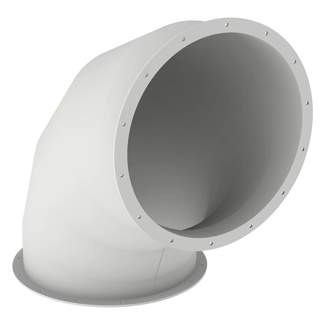 Mono Cyclone 90° Flanged Pipe Elbow