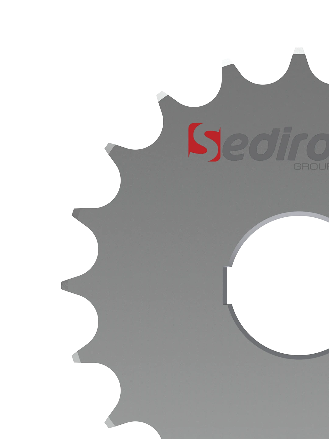 High-torque drive gear for Volumetric Measurer machines, capable of transmitting continuous load efficiently in flour milling plants, animal feed factories