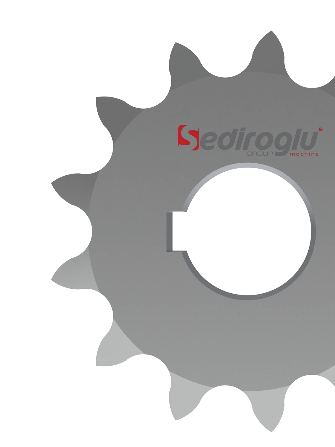 Precision-machined dual gear channels
