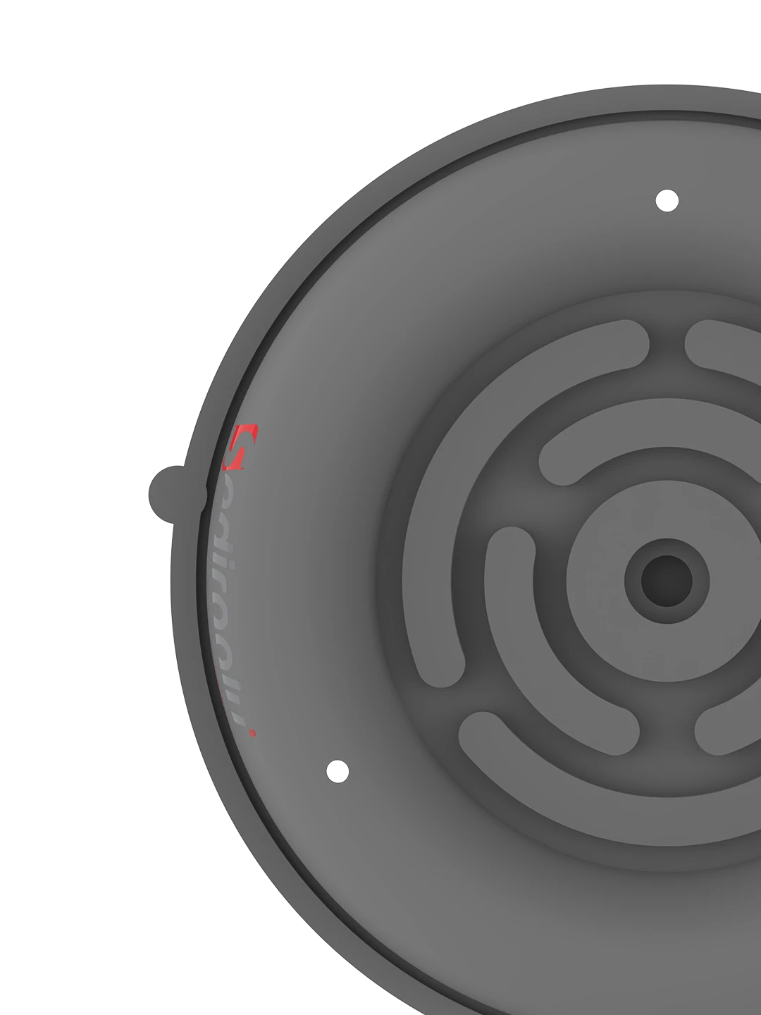 Installed rubber diaphragm ensuring airtight sealing