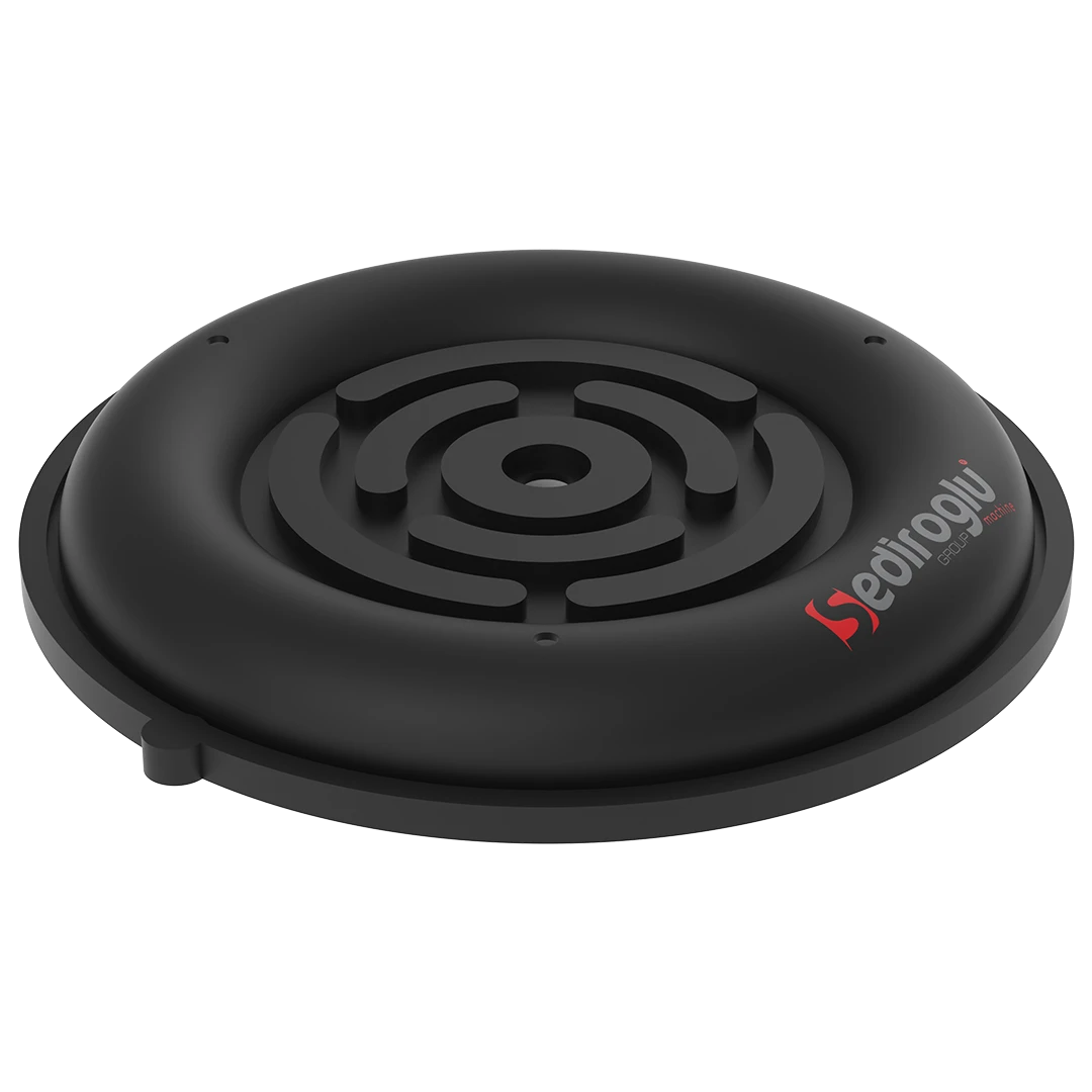 High-elasticity rubber diaphragm for precise pressure control