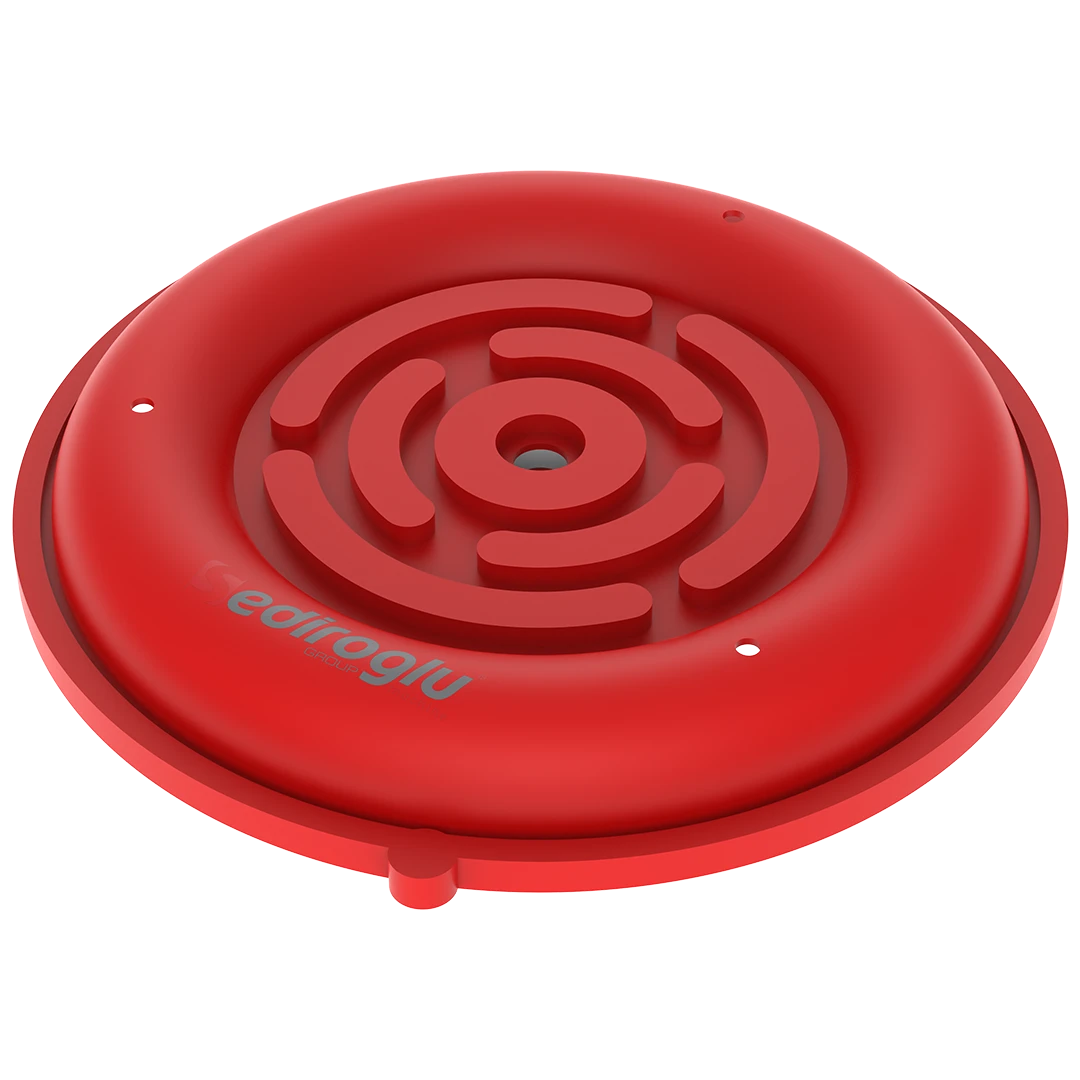 Installed diaphragm providing stable and airtight operation