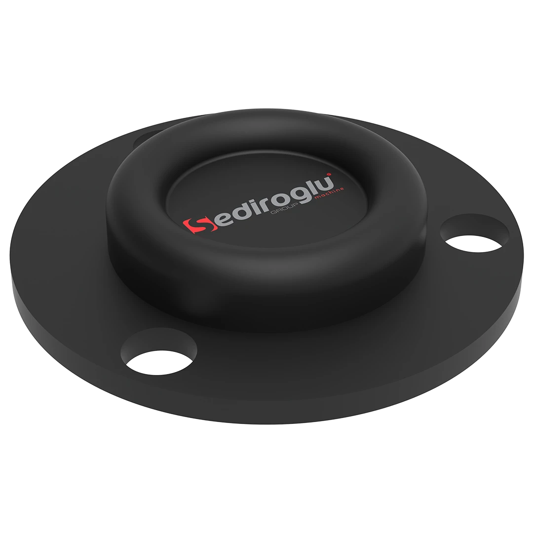 Silicone sealing surface ensuring airtight diaphragm operation