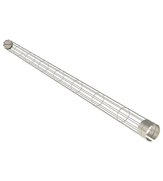 Filter Bag Cleaning Line Filter Wire Cage 120 × 1800 mm