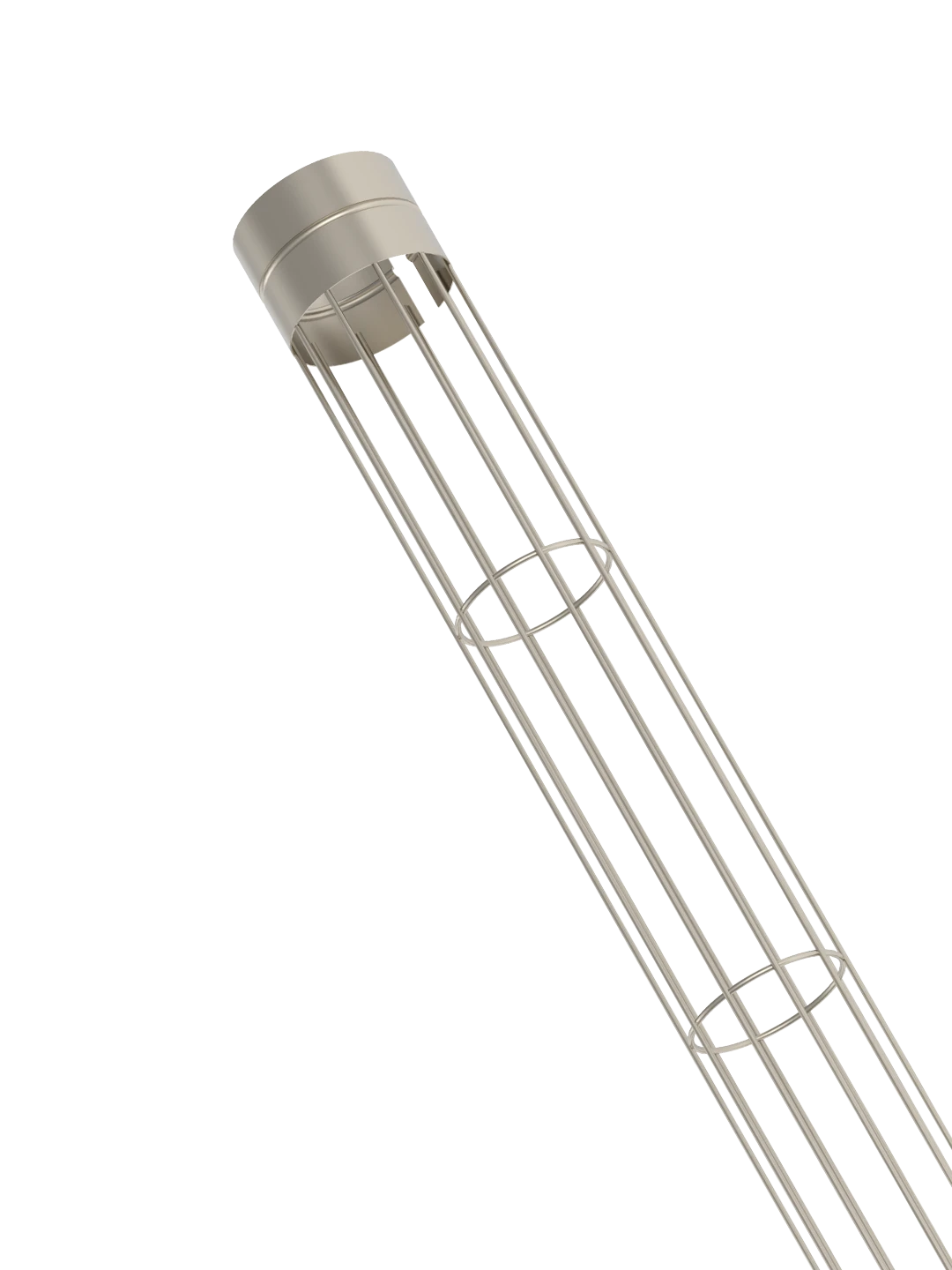 150×3000 mm sleeve basket installed inside filter bag