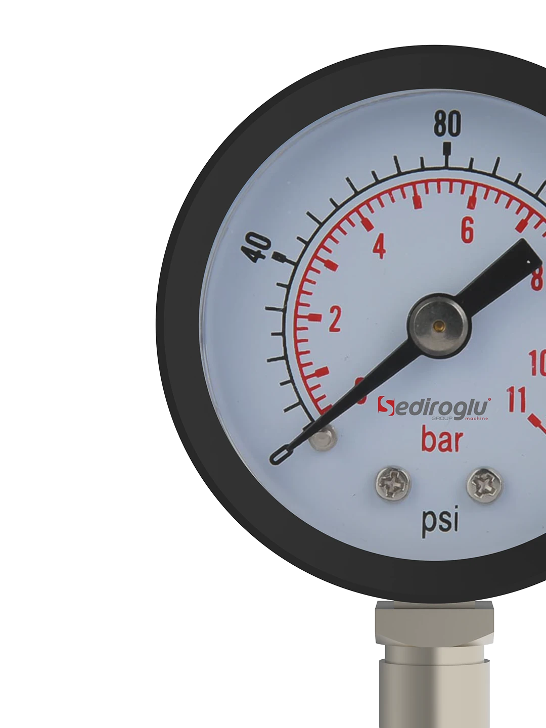 Installed gauge compression on Filter Bag Cleaning Line