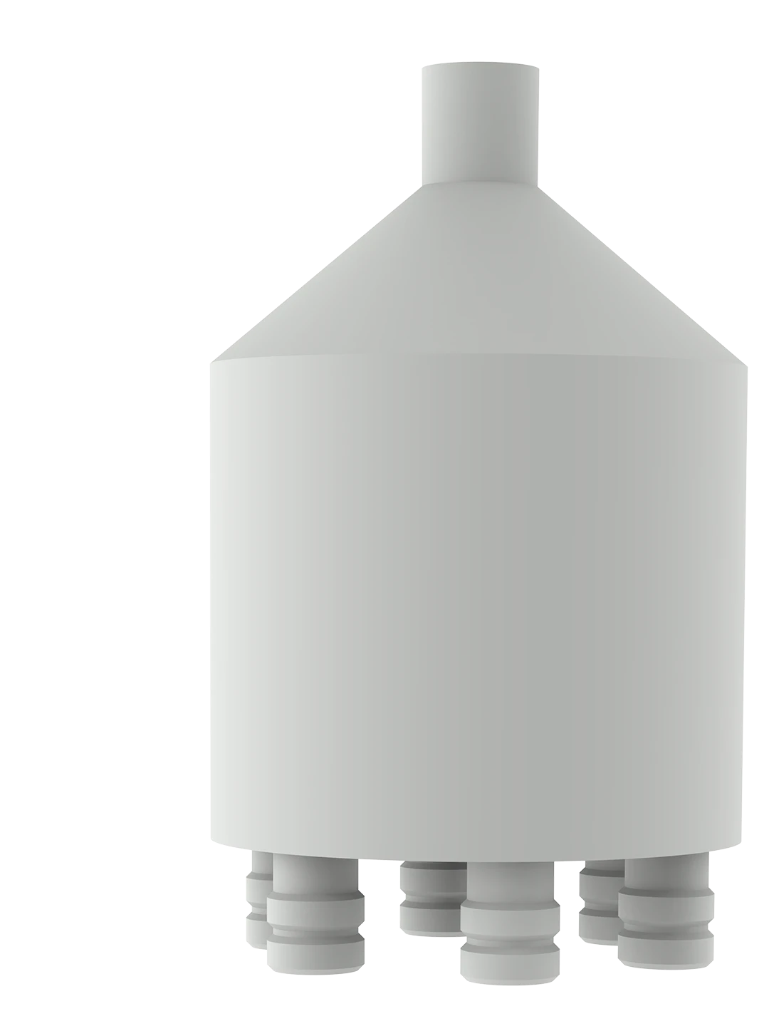 Air distributor with multiple outlet configurations