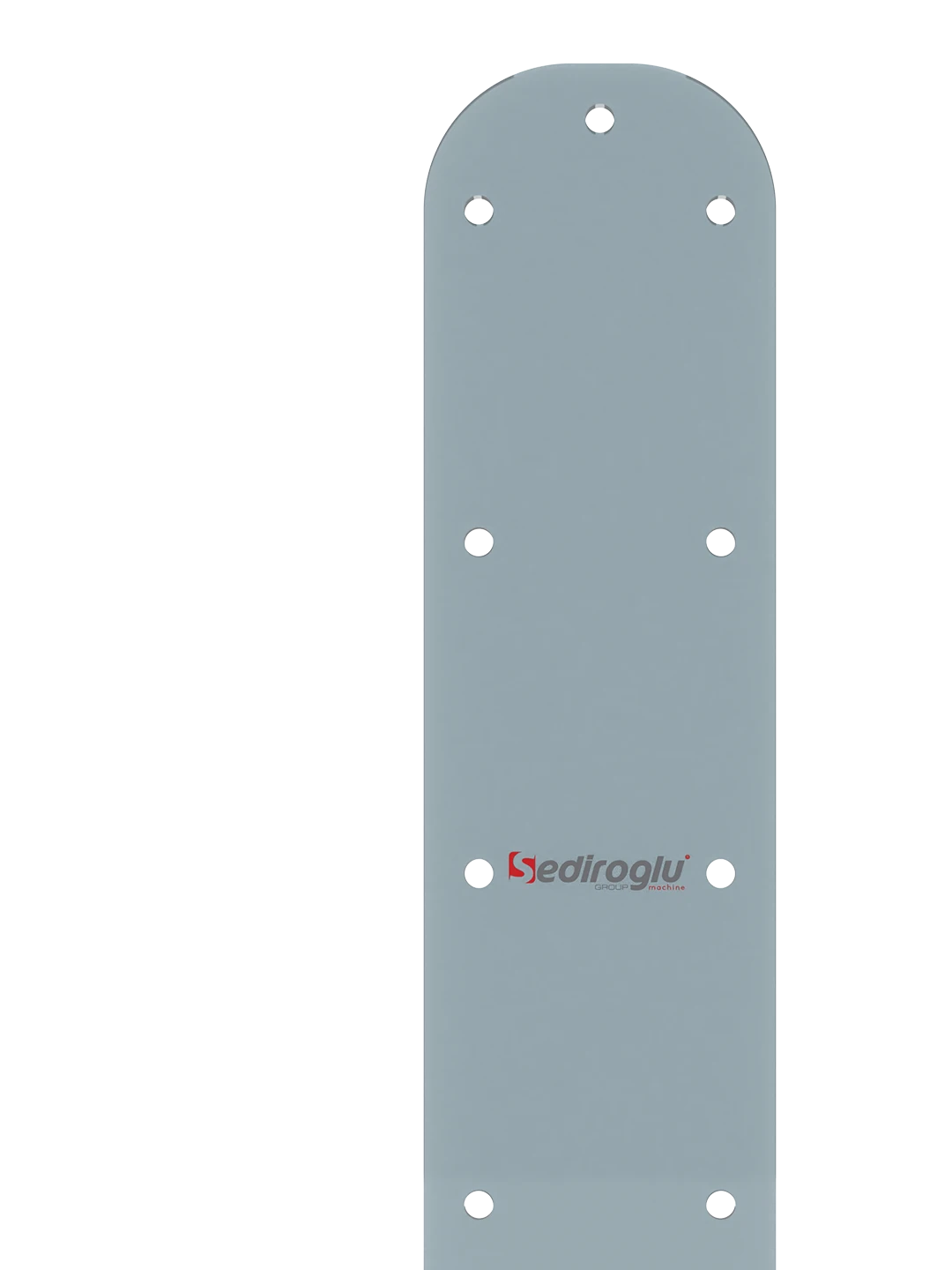 Installed mica glass allowing visual product monitoring