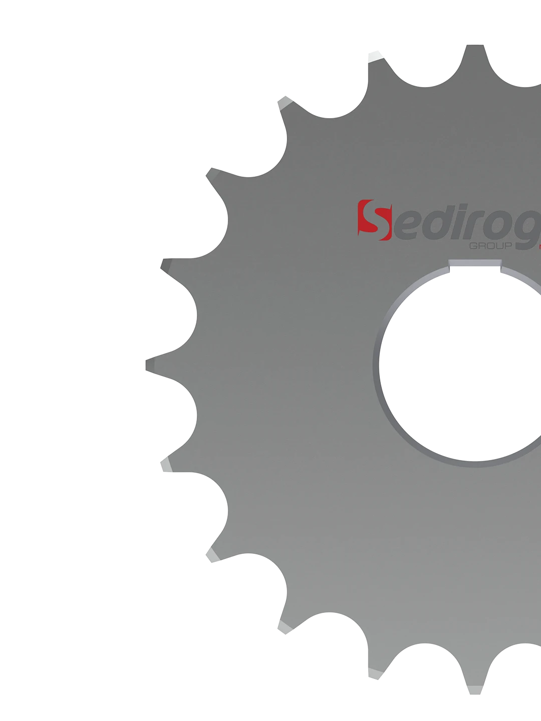 Installed drive gear on dosing screw shaft