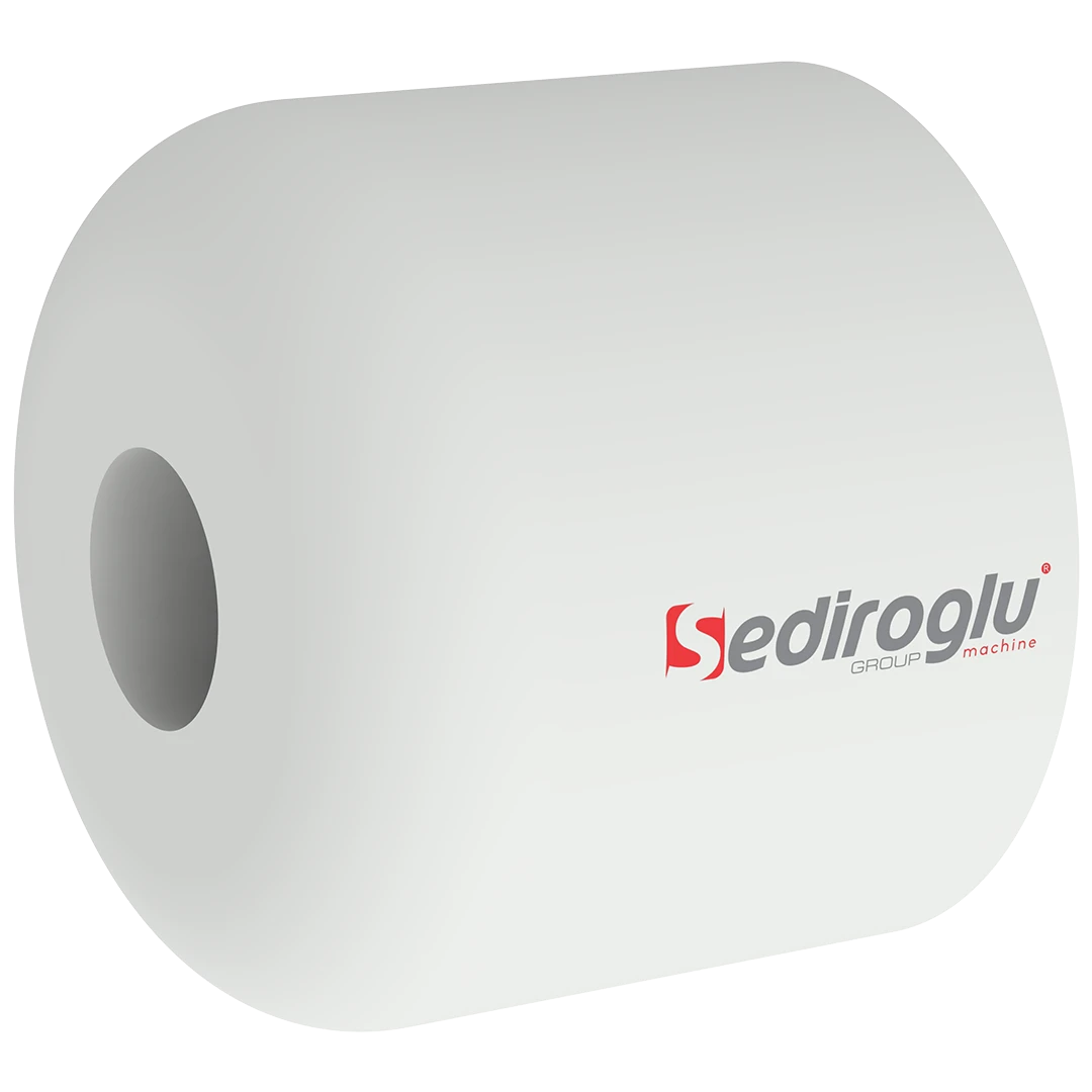 Screw shaft rotating inside polyamide ball bearing