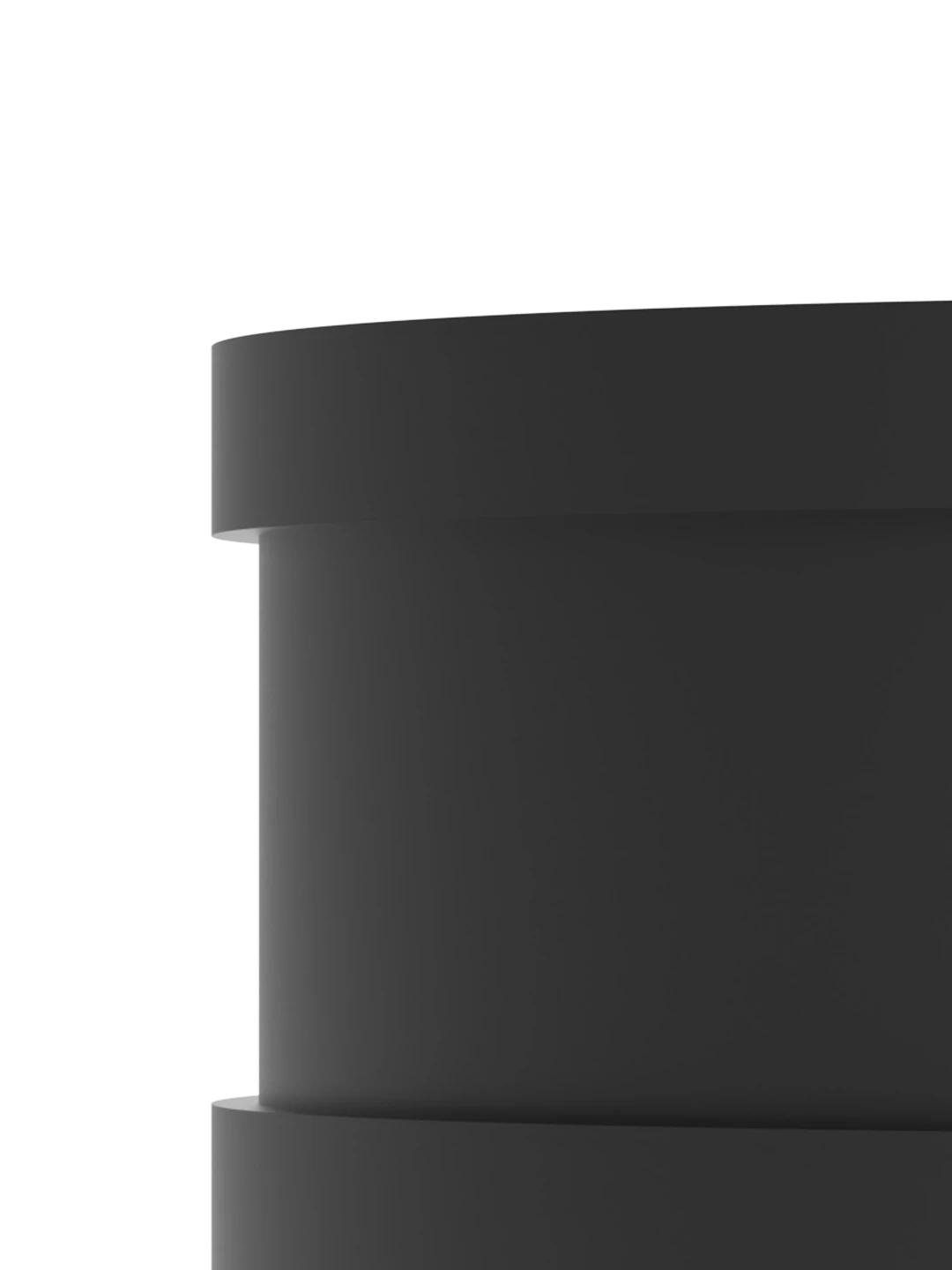 Rubber gasket installed under mica glass flange on Impact Detacher housing