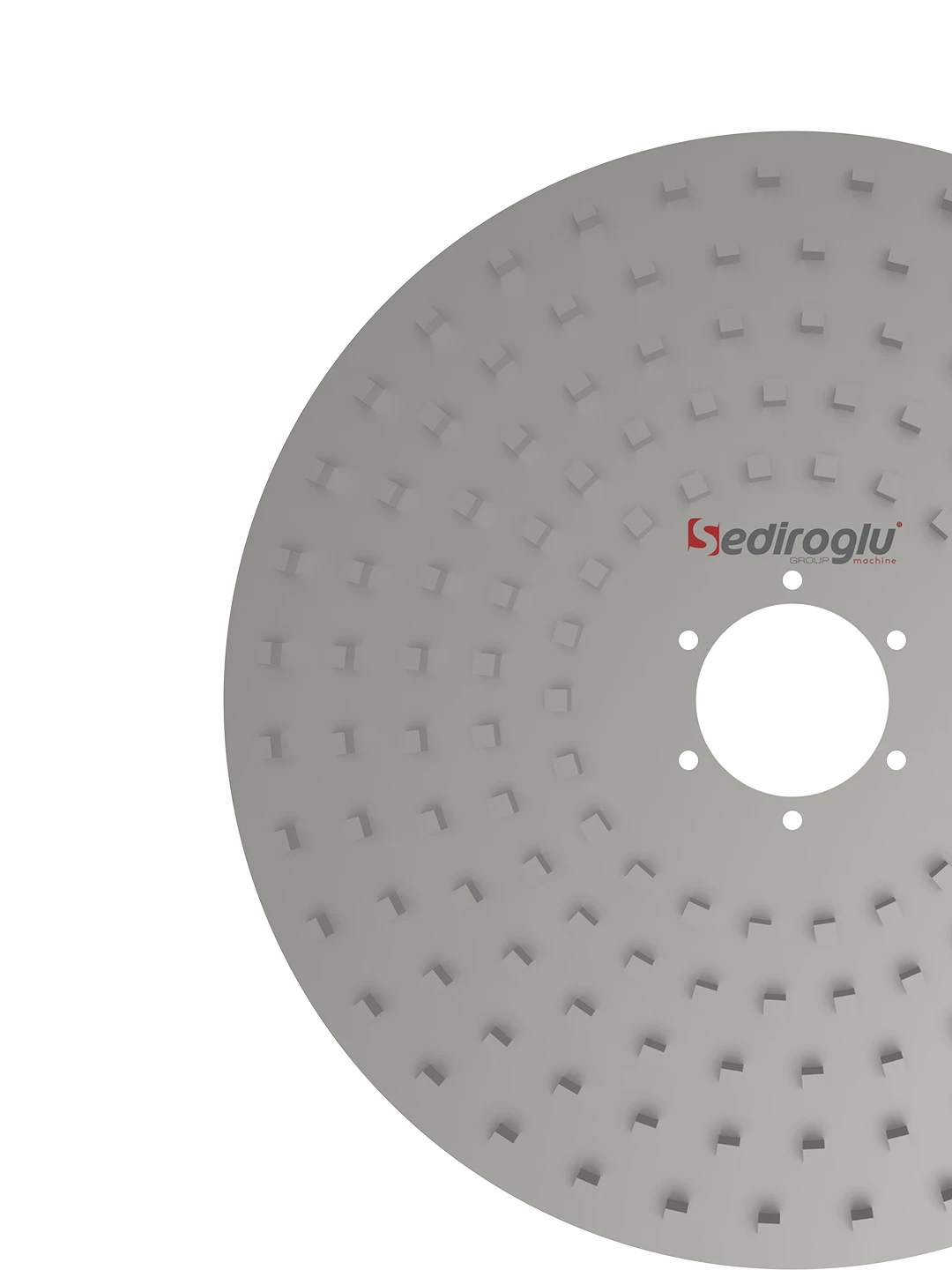 Installed square blade rotor system inside Impact Detacher