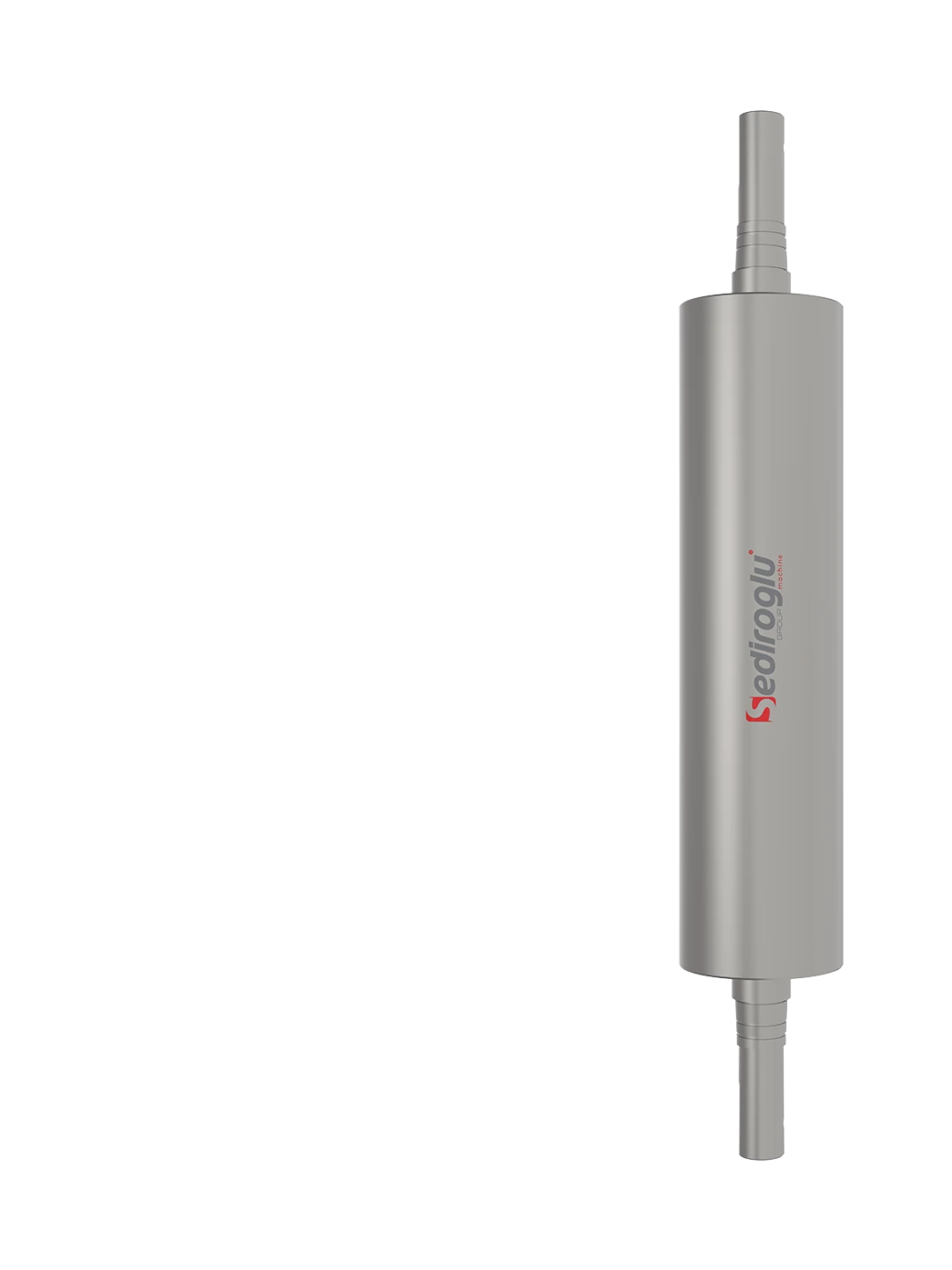 High-hardness smooth rolls Ø250 x 1000 mm used in semolina plants, providing controlled particle reduction and consistent milling performance.