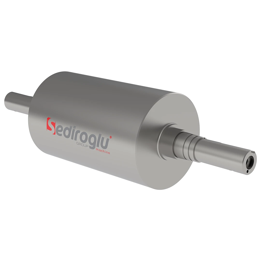 Precision smooth roller mill rolls used in cereal processing plants, including wheat, barley, rye, and corn, for efficient and uniform milling.