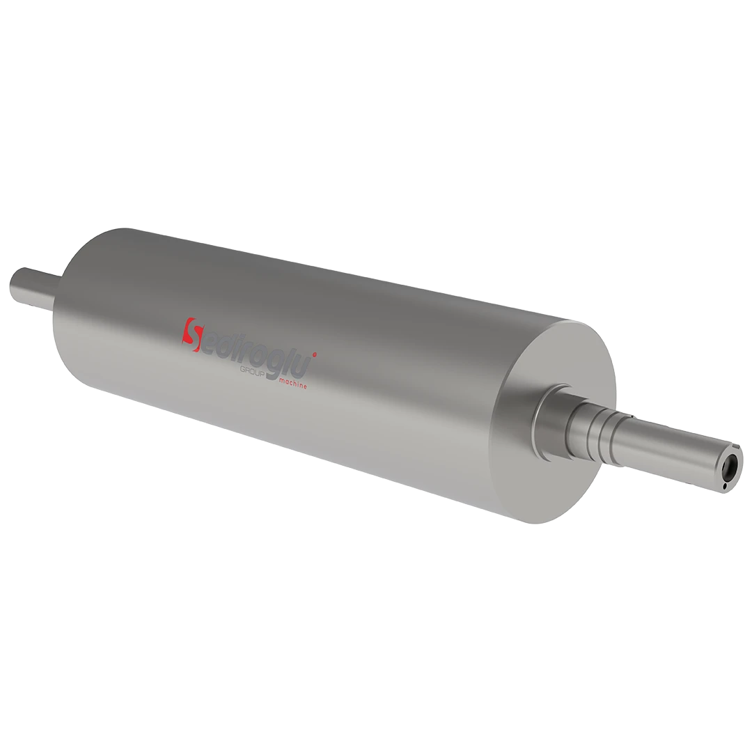 Re-grooved roller mill rolls Ø300 x 1000 mm for whole wheat flour mills, ensuring uniform pressure distribution and efficient grinding.