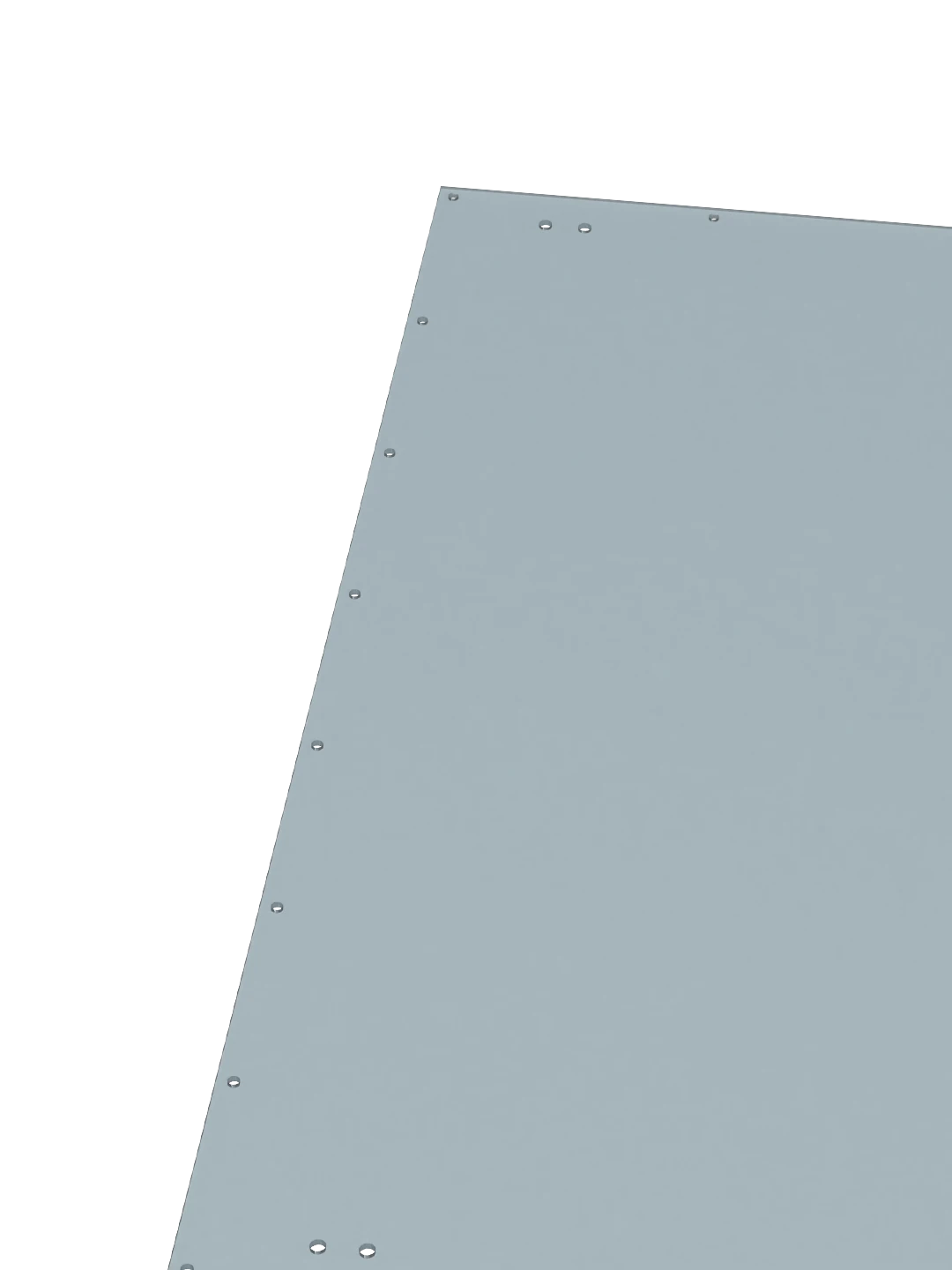 Observation of airflow inside Air Aspiration Channel through mica glass spare part ensuring efficient system performance