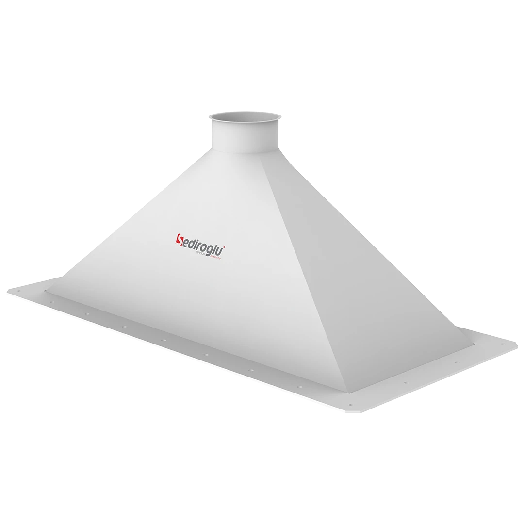 Bottom outlet connection of bunker spare part designed for seamless integration with conveyors and efficient material transfer systems