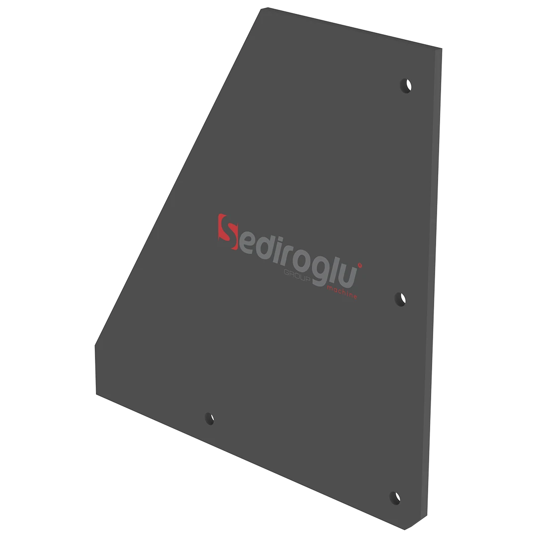 Industrial rubber material detail of sealing sheet spare part providing high resistance to wear, abrasion, and mechanical stress