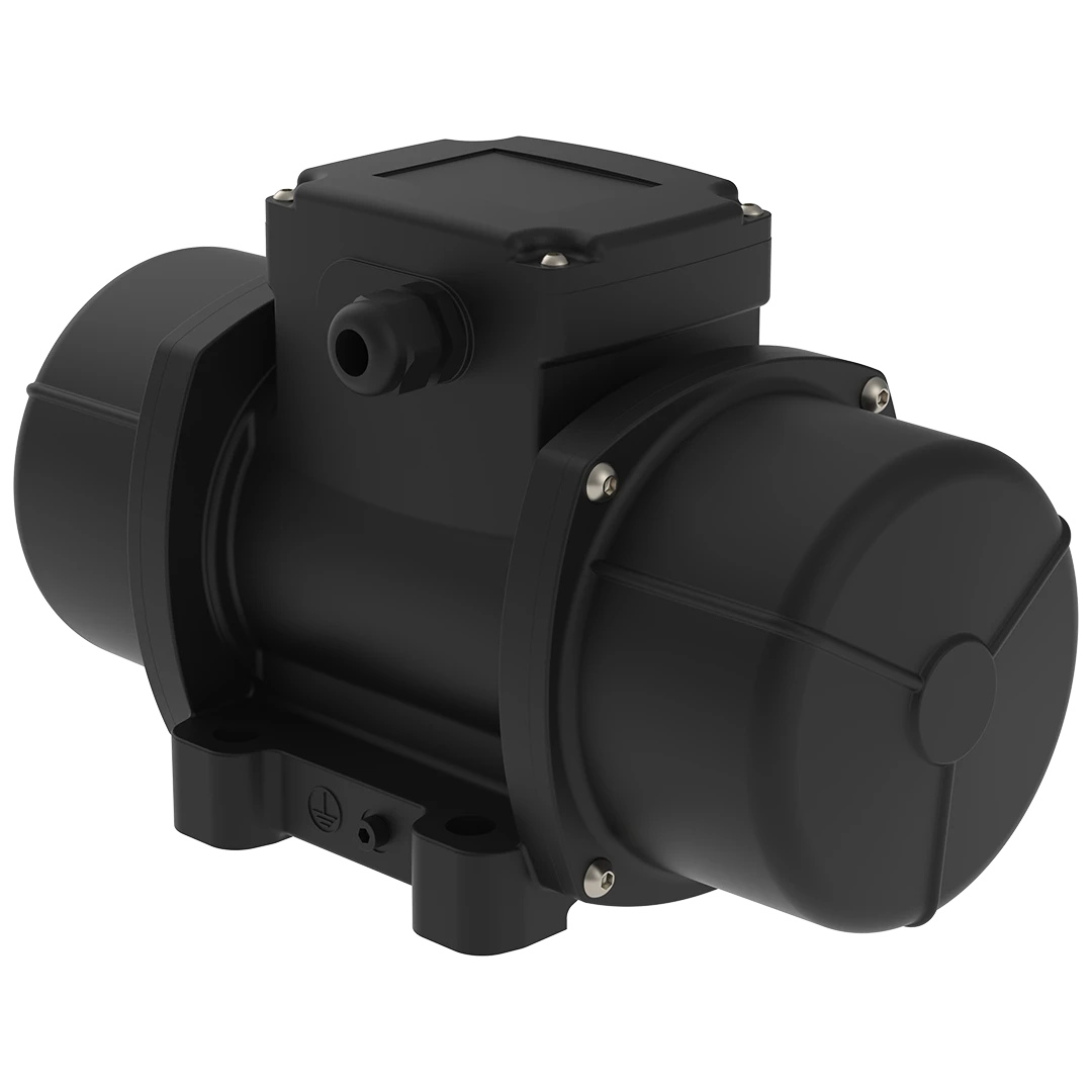 Side profile of vibro motor spare part highlighting compact and robust structure for efficient machine integration
