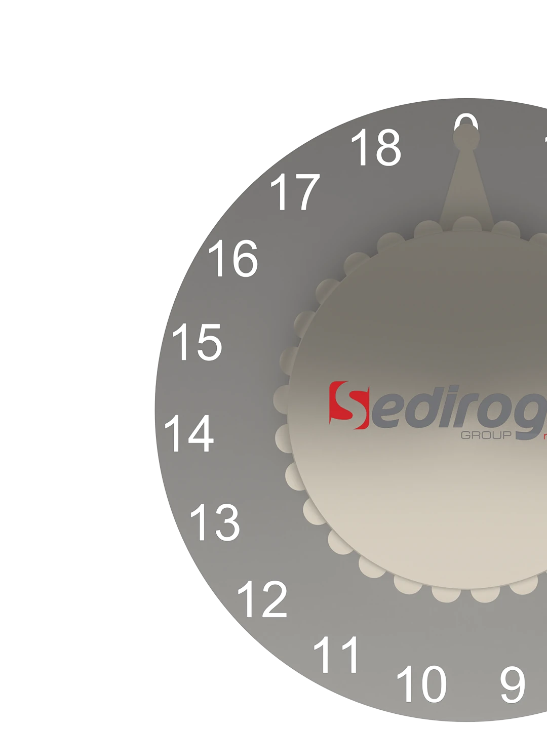 Front view of air adjustment damper spare part showing durable structure and adjustable airflow control system
