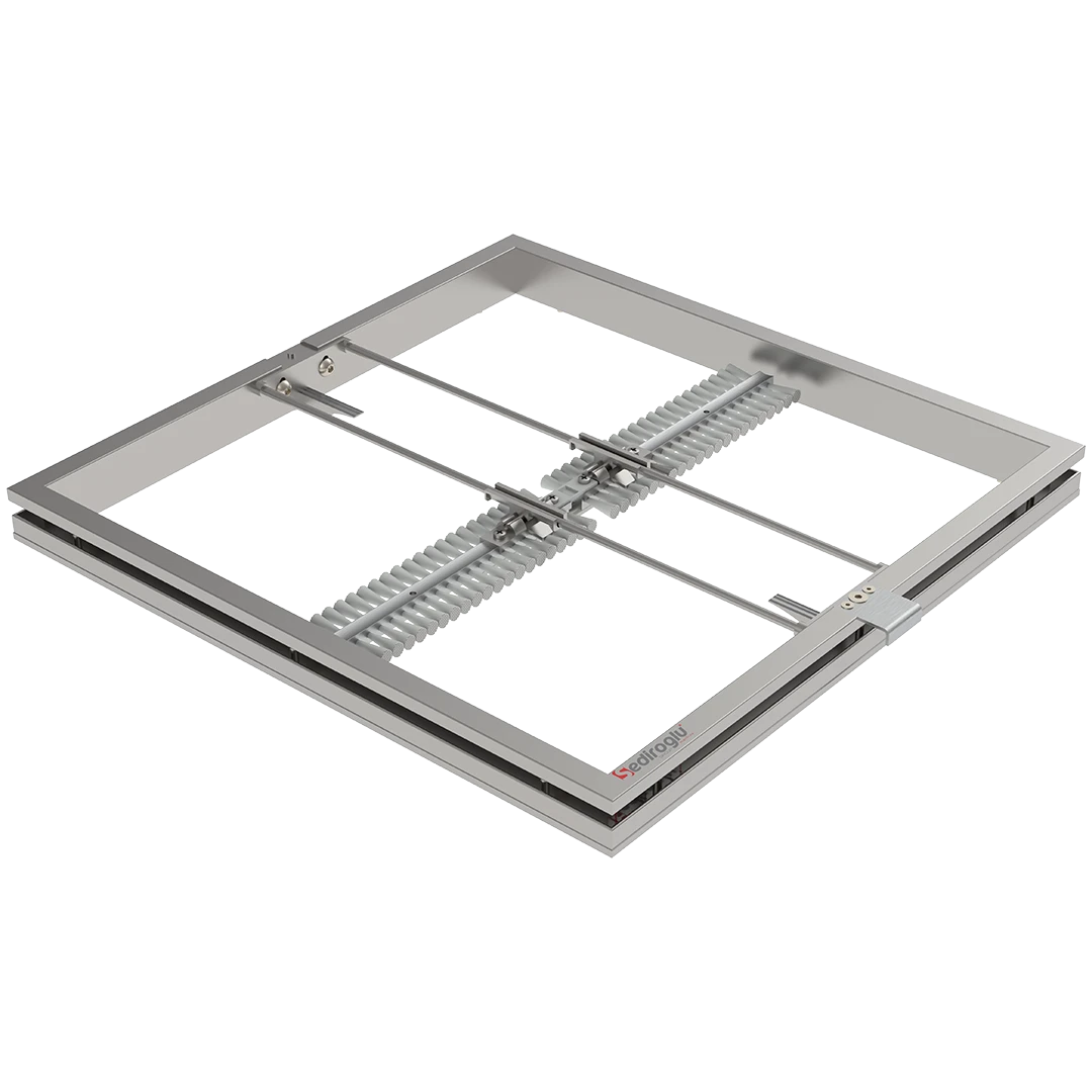 Side profile of sieve frame spare part highlighting strong structure and resistance to continuous vibration