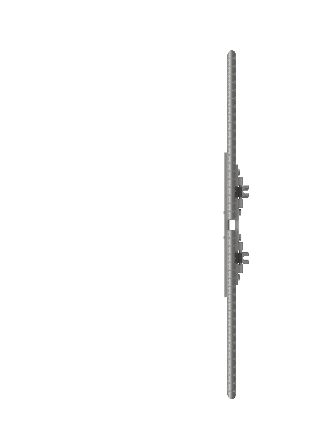 Standard brush spare part for Semolina Purifier ensuring efficient sieve cleaning and stable screening performance