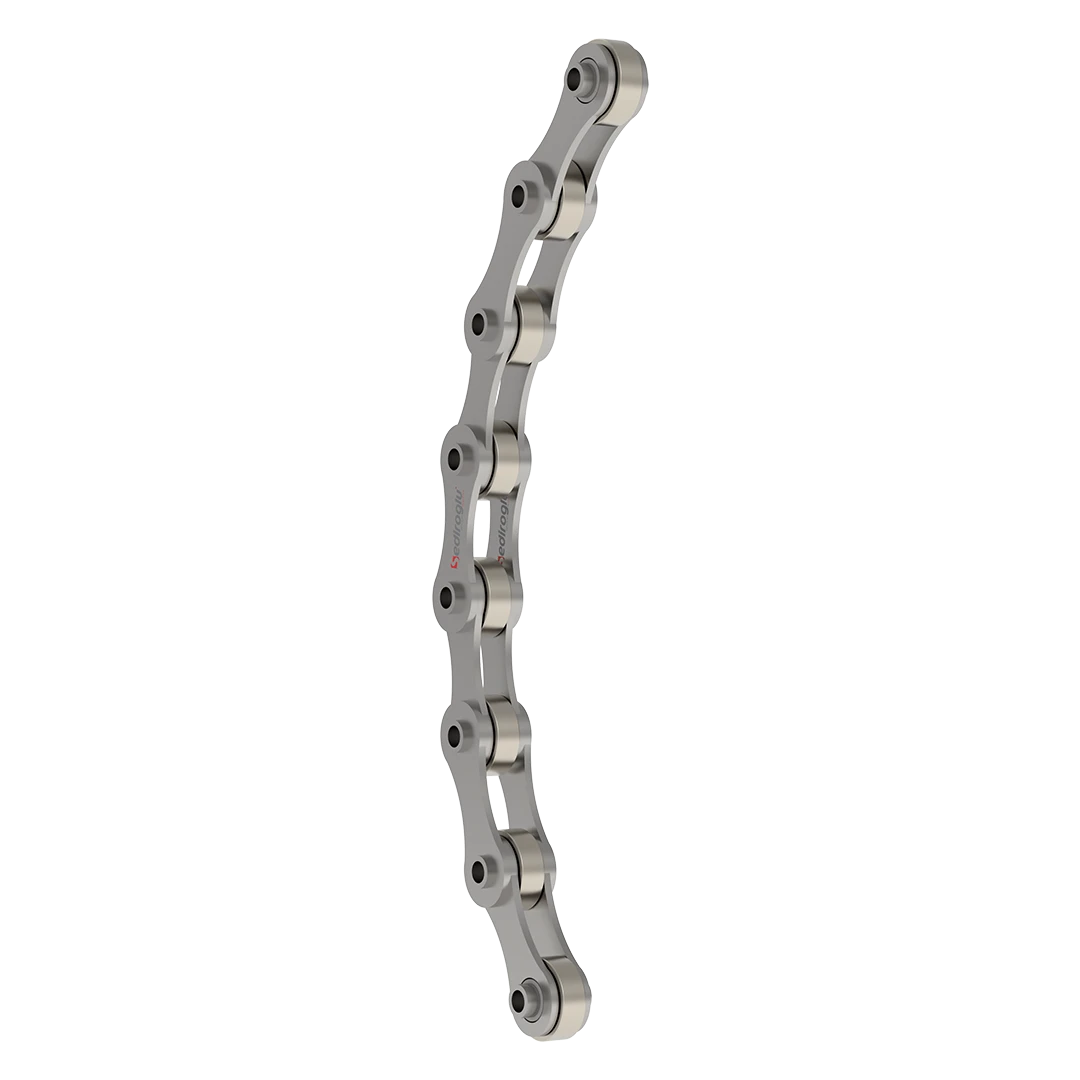 Heavy-duty chain structure engineered for continuous operation under high load conditions in industrial Z and C type elevator applications