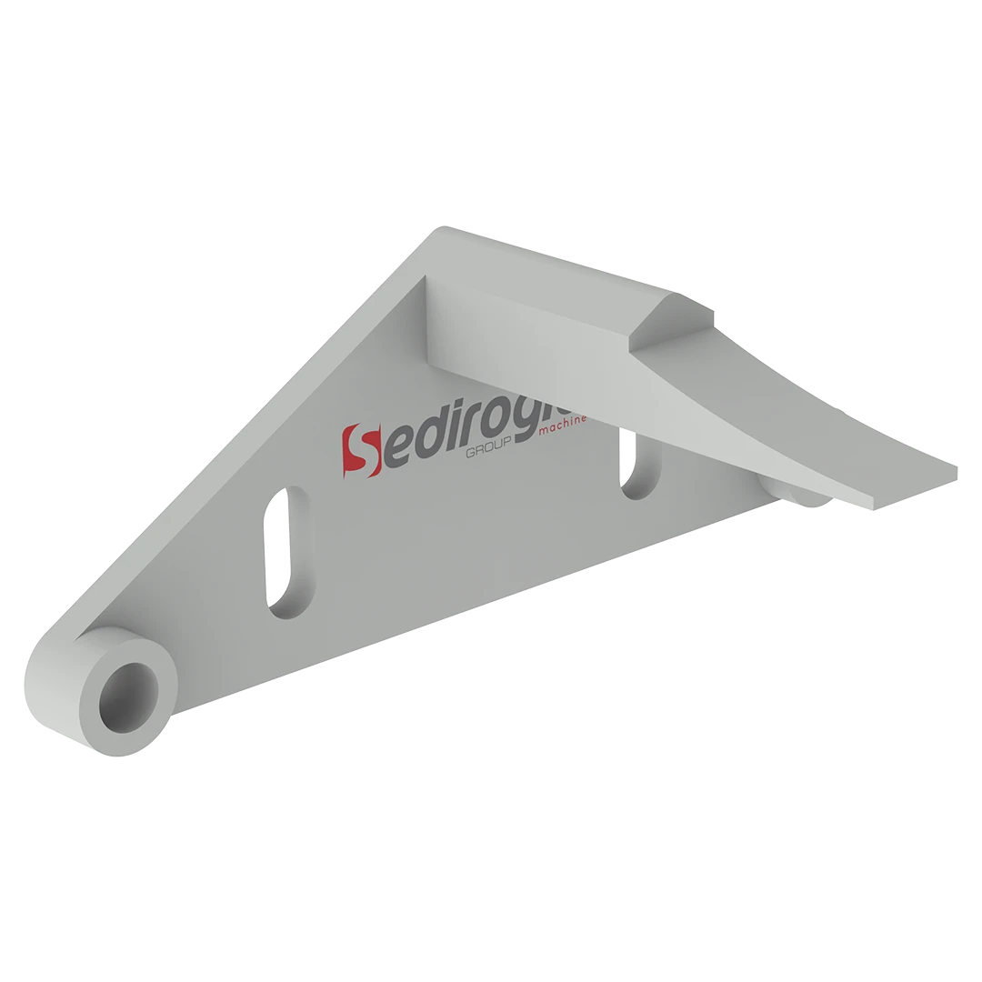 Component used in sieve frames to guide brush movement and maintain proper cleaning cycle in semolina purification systems