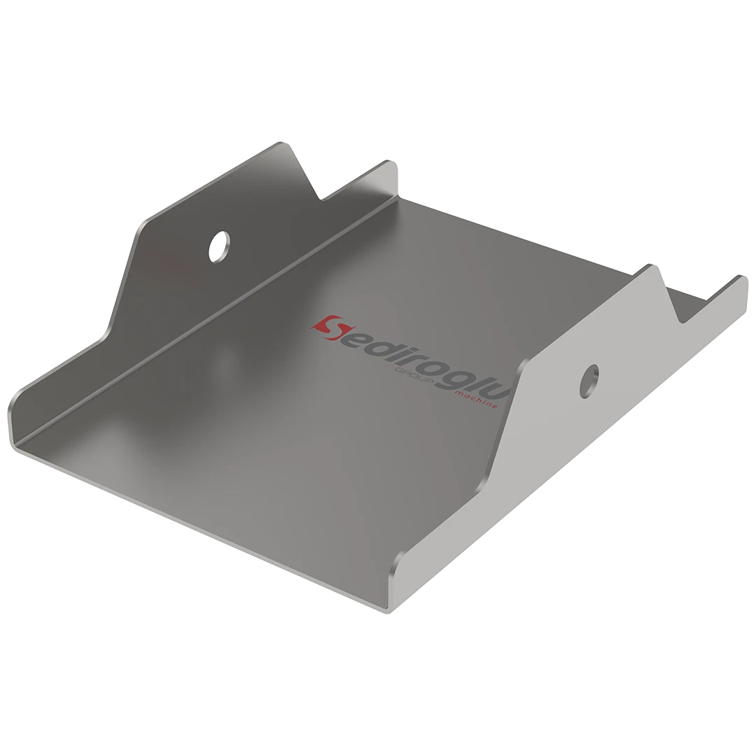 Internal flap mechanism allows smooth redirection of product flow without blockage or material loss during operation