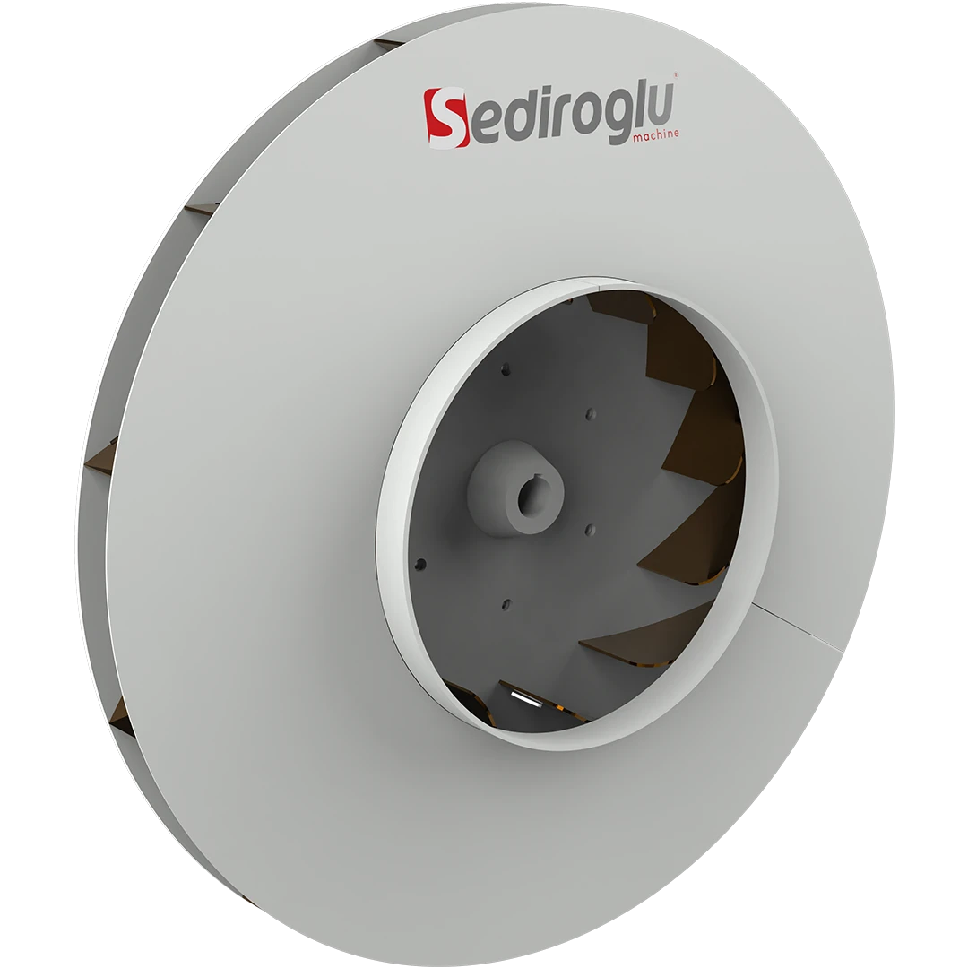 Industrial Dust Aspirator Rotor Disk in Feed Factory